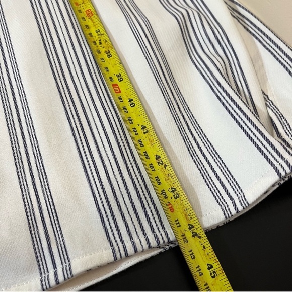 ✨Host Pick ✨ NWT Madewell Tie-Sleeve Dress in Indigo Stripe - Picture 2 of 8